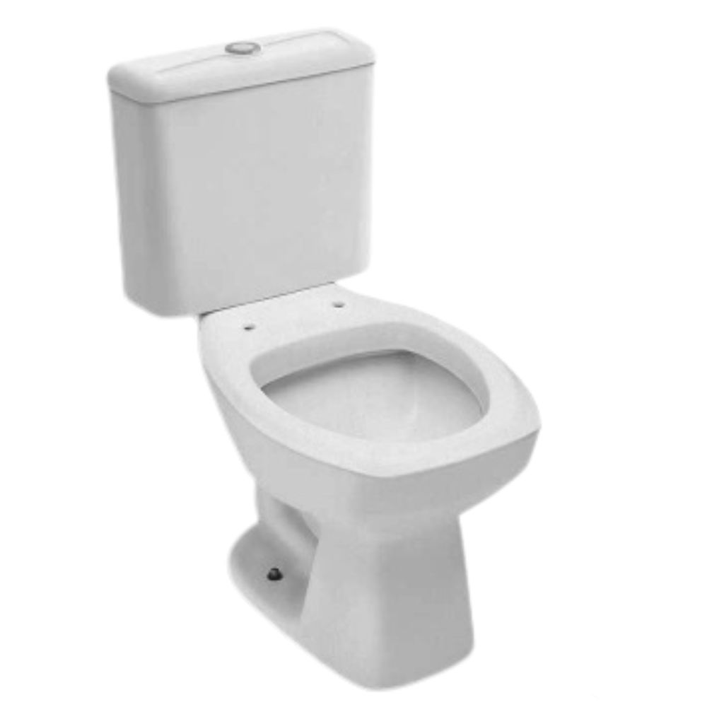 Bacia Sanitária Branca com Caixa Acoplada M 3/6 Litros, Linha Thema Branco-ROCA