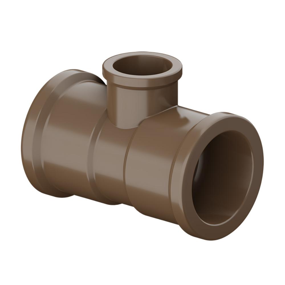 Te Redução Soldável 50x25mm Água Fria-PLASTILIT
