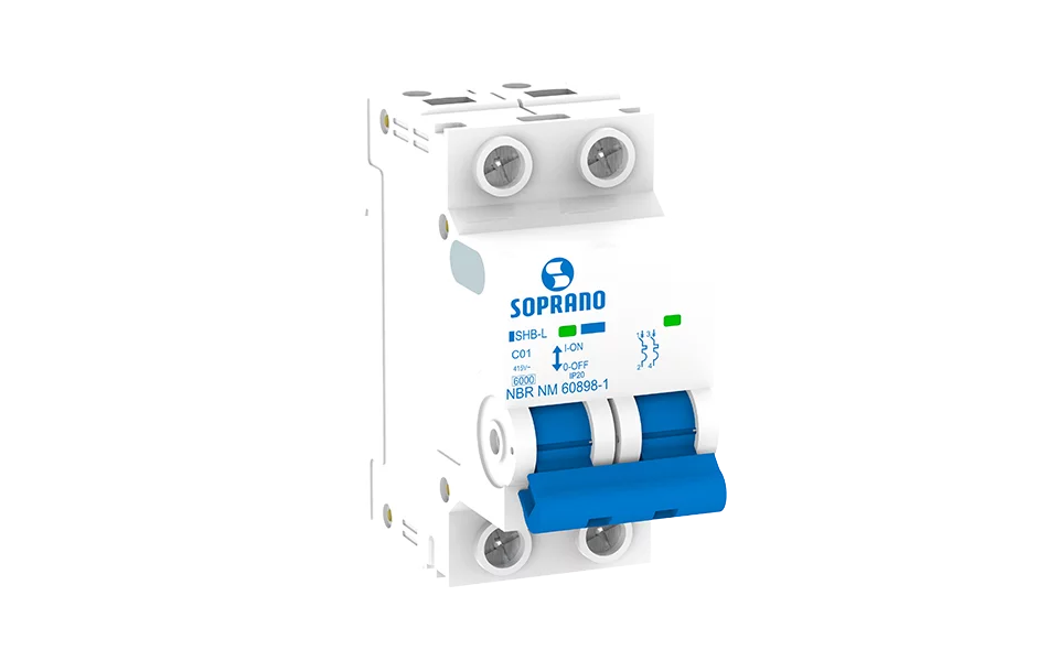 Disjuntor Din 2X50A SHB 6KA-SOPRANO